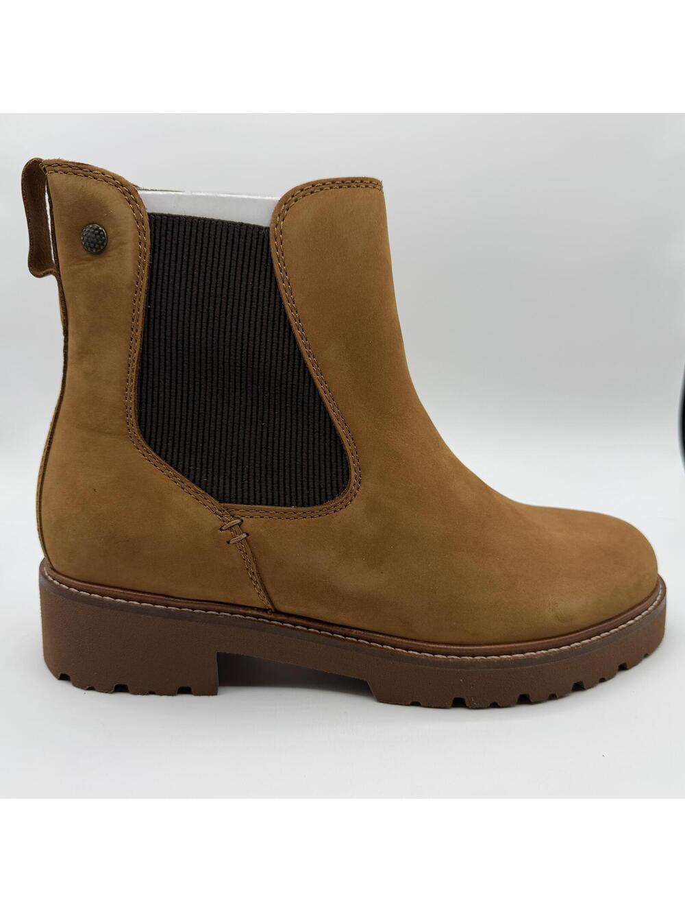 Samuel Hubbard Made in Portugal Van Ness Chelsea Boots Nubuck Size 7.5 Tan W1500 - Picture 7 of 11